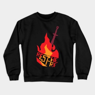 Rest Here Bonfire Firelink Crewneck Sweatshirt